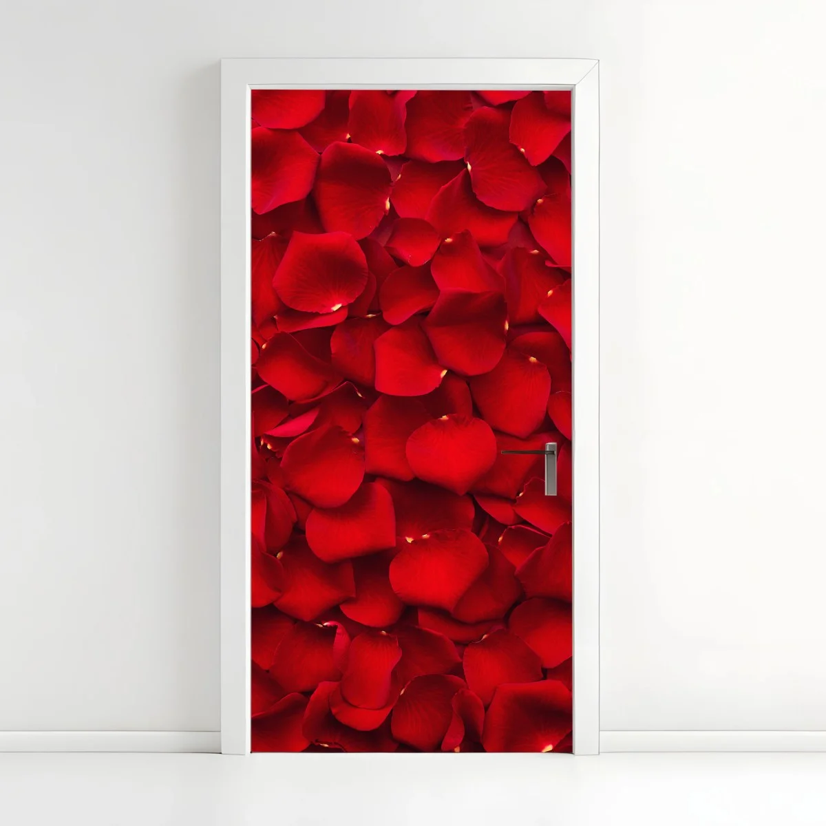 Pegatina para puerta arte decorativo de pétalos de rosa rojos – Pixers® Pegatina para puerta arte decorativo de pétalos de rosa rojos – Pixers®