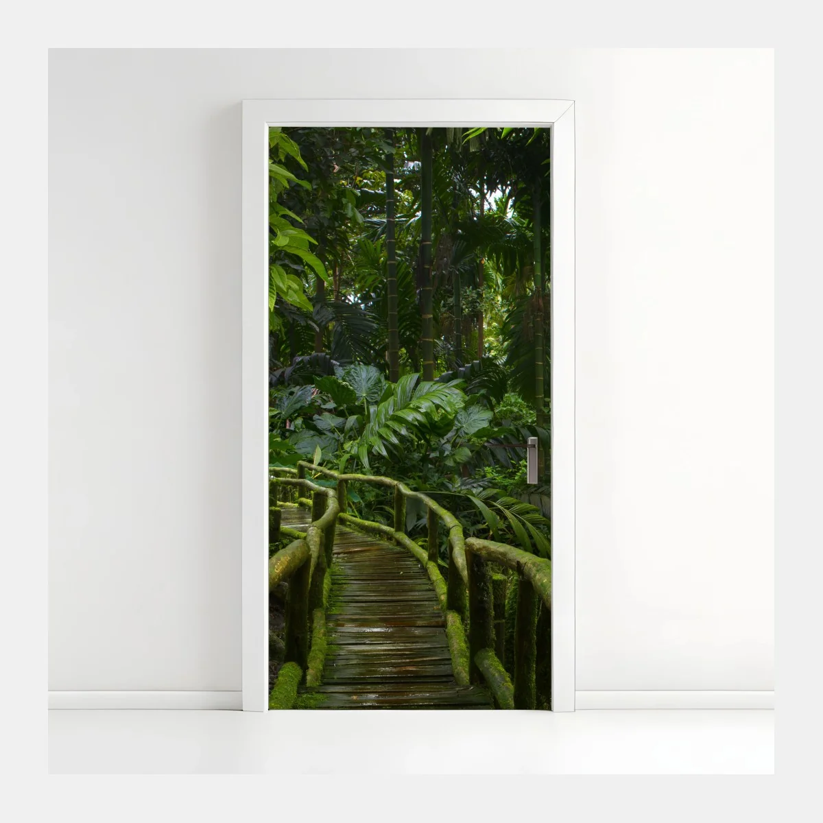 Pegatina para puerta sendero verde en la selva tropical – Pixers® Pegatina para puerta sendero verde en la selva tropical – Pixers®