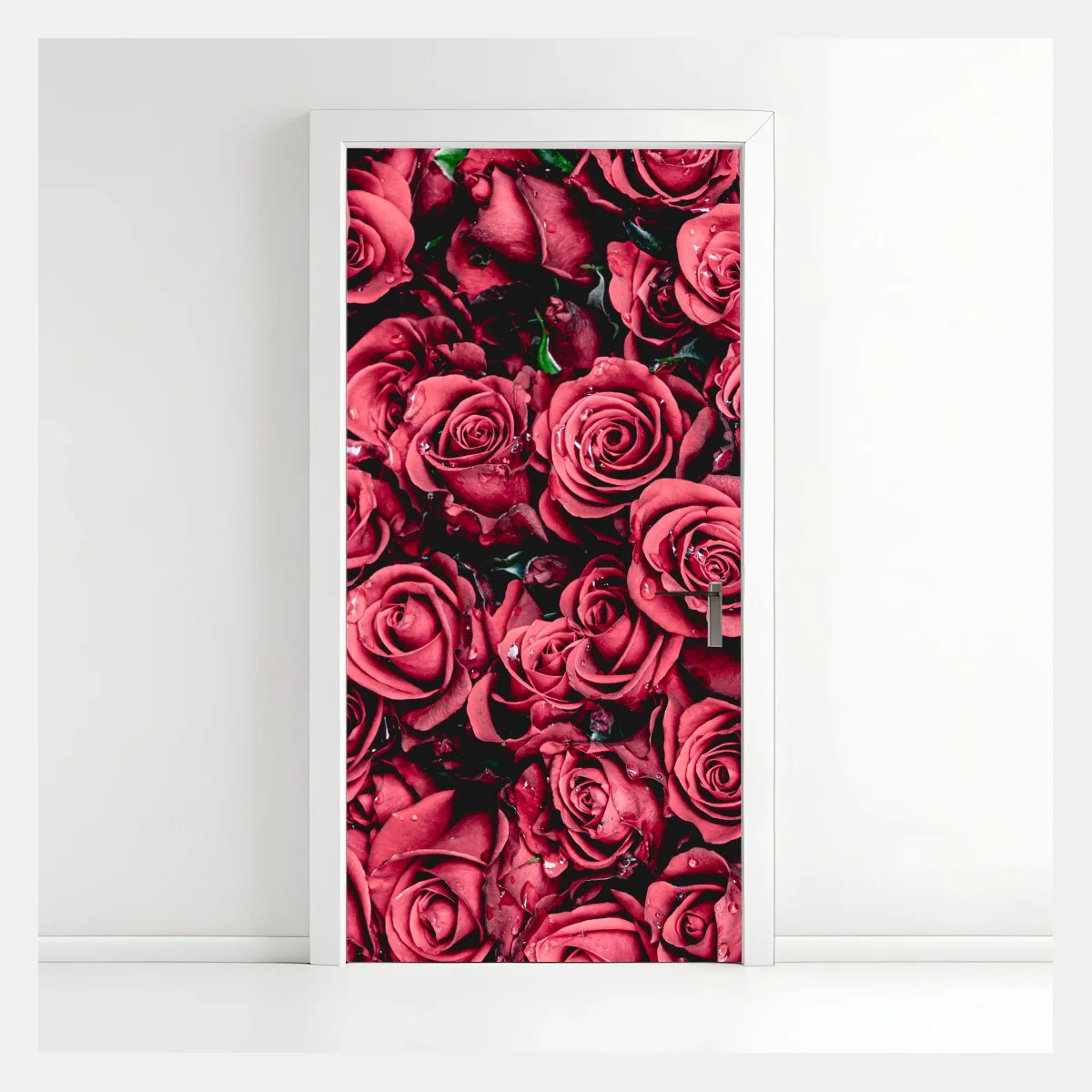 Pegatina para puerta diseño de rosas rojas en detalle – Pixers® Pegatina para puerta diseño de rosas rojas en detalle – Pixers®