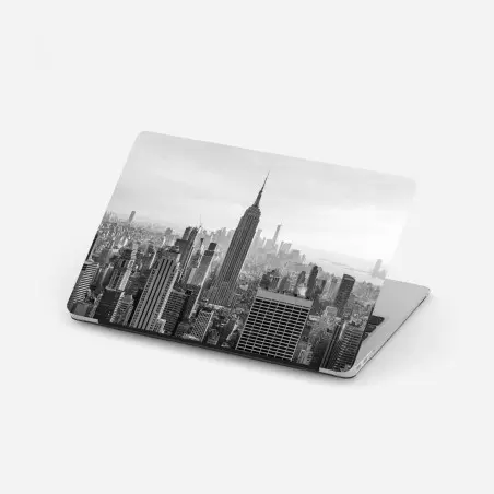 Pegatina para portátil panorama urbano clásico de Nueva York – Pixers®