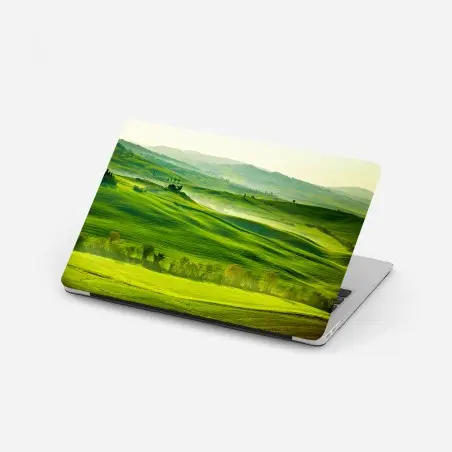 Pegatina para portátil paisaje sereno de la Toscana – Pixers®
