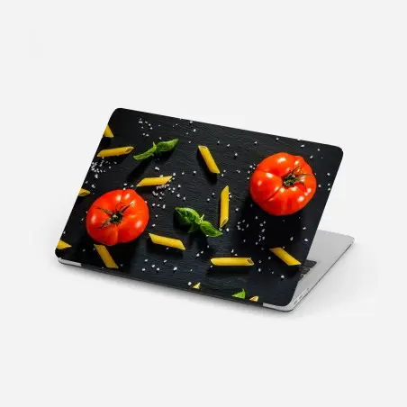Pegatina para portátil composición mediterránea de tomate y pasta – Pixers®
