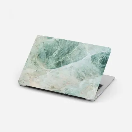 Pegatina para portátil mármol verde - elegancia natural para paredes – Pixers®