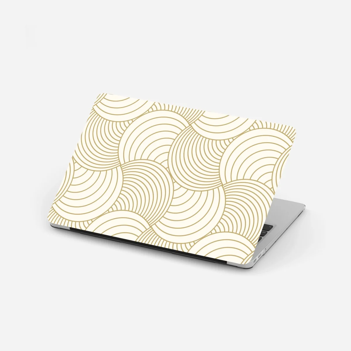Pegatina para portátil patrón geométrico de círculos dorados sobre fondo crema – Pixers® Pegatina para portátil patrón geométrico de círculos dorados sobre fondo crema – Pixers®