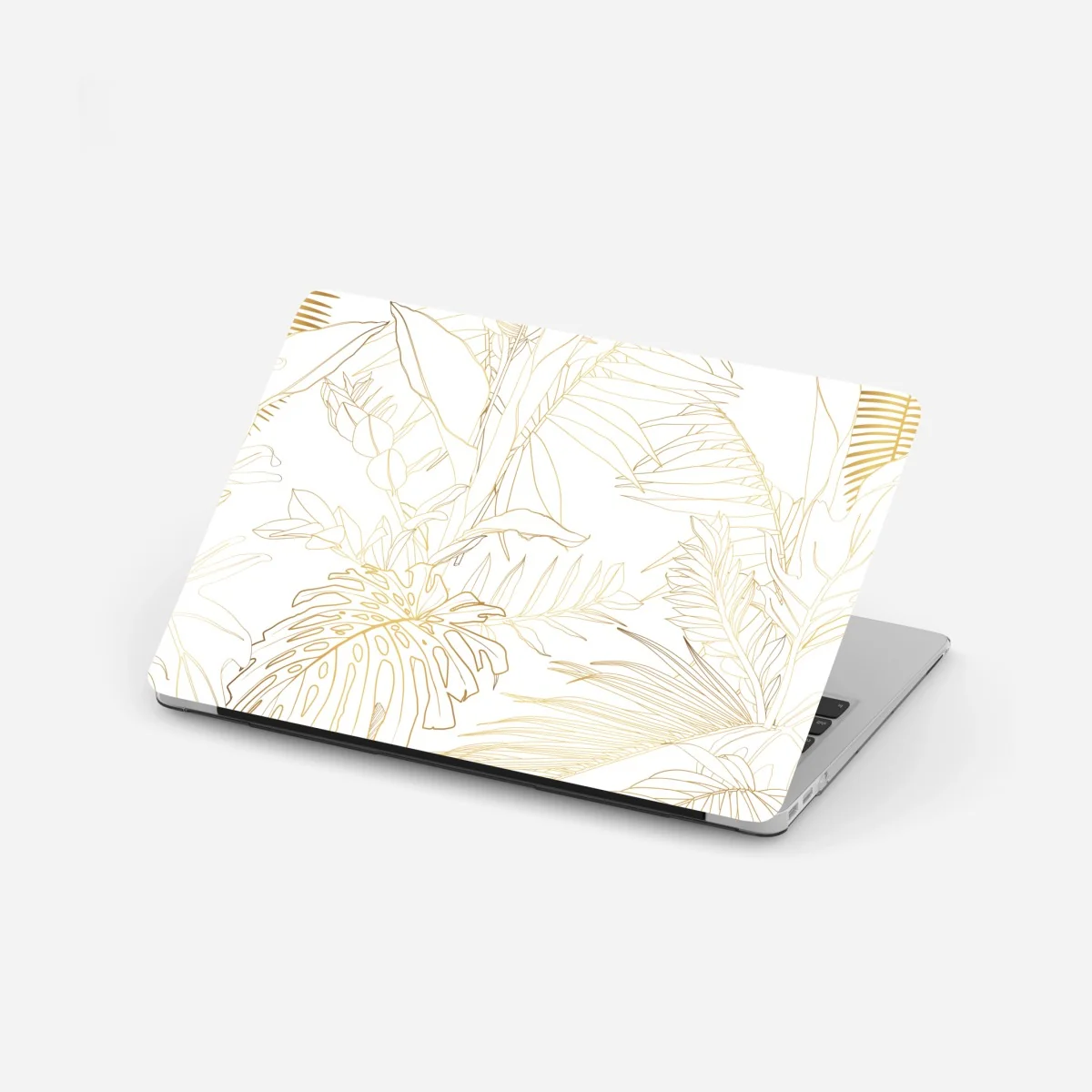 Pegatina para portátil diseño botánico dorado sobre blanco – Pixers® Pegatina para portátil diseño botánico dorado sobre blanco – Pixers®