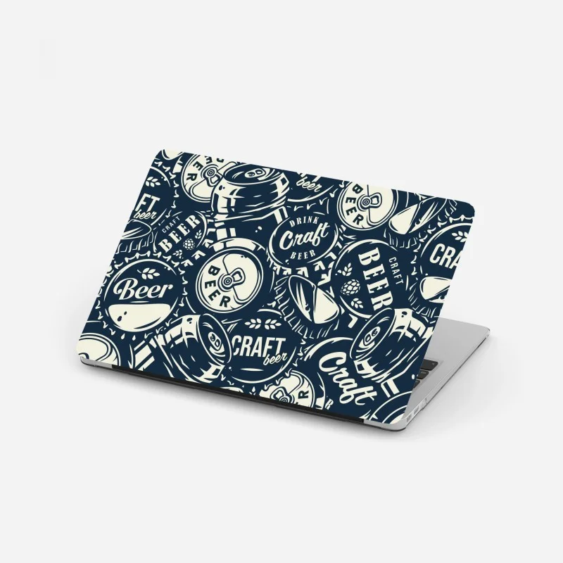 Pegatina para portátil mural decorativo de cerveza artesanal estilo retro