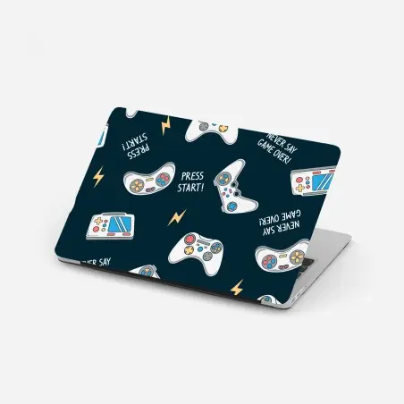 Pegatina para portátil diseño de mandos retro para amantes de los videojuegos – Pixers®