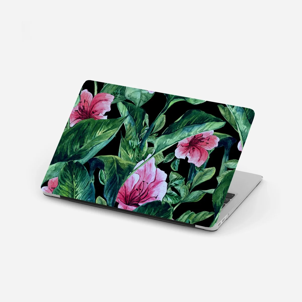Pegatina para portátil jardín tropical en acuarela sobre fondo negro – Pixers® Pegatina para portátil jardín tropical en acuarela sobre fondo negro – Pixers®