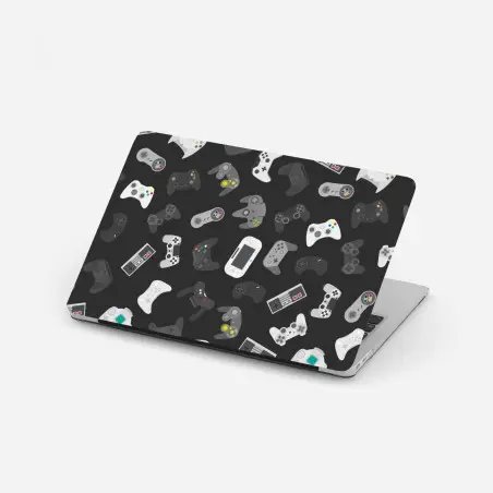 Pegatina para portátil patrón de mandos de videojuegos – Pixers®