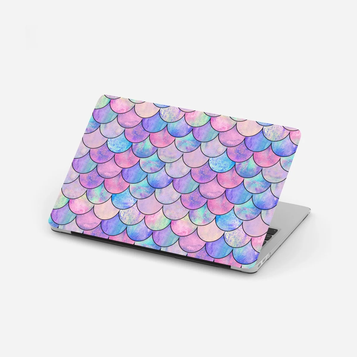 Pegatina para portátil patrón de escamas de sirena en tonos pastel – Pixers® Pegatina para portátil patrón de escamas de sirena en tonos pastel – Pixers®