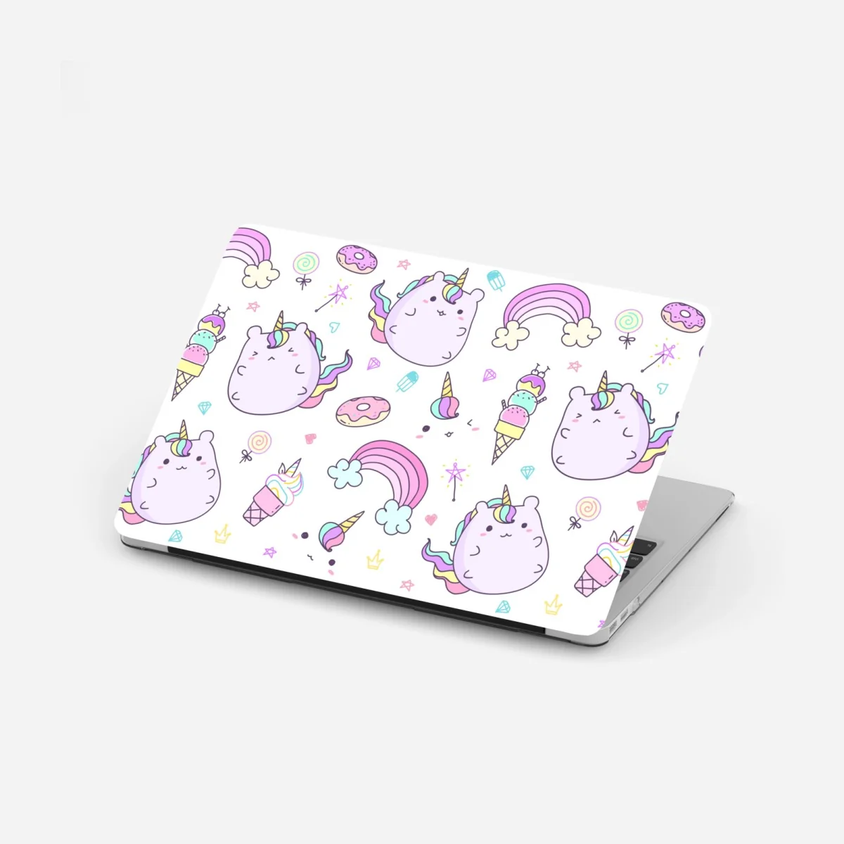 Pegatina para portátil diseño infantil de unicornios kawaii y arcoíris – Pixers® Pegatina para portátil diseño infantil de unicornios kawaii y arcoíris – Pixers®