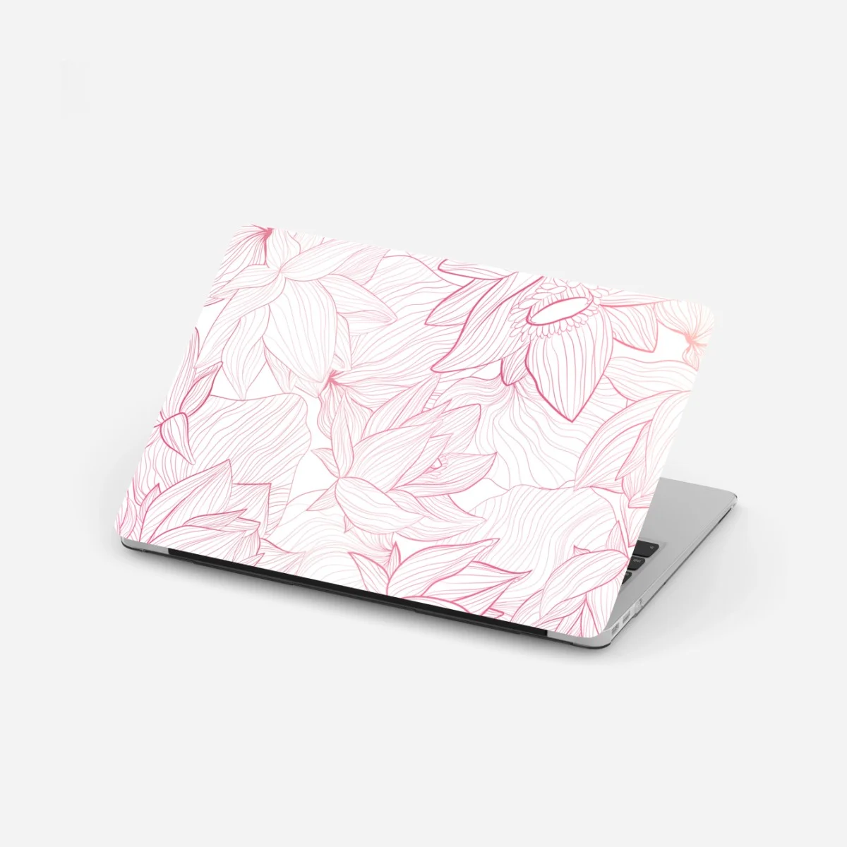 Pegatina para portátil patrón floral delicado en tonos rosa – Pixers® Pegatina para portátil patrón floral delicado en tonos rosa – Pixers®