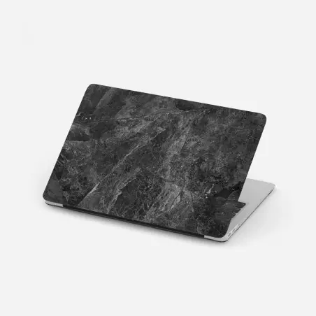 Pegatina para portátil textura de mármol oscuro con vetas – Pixers®
