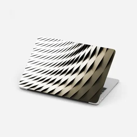 Pegatina para portátil patrón arquitectónico en relieve – Pixers®