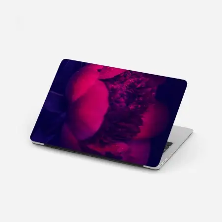 Pegatina para portátil peonía nocturna con gotas – Pixers®