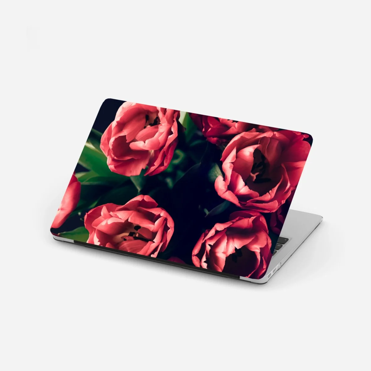 Pegatina para portátil tulipanes rojos sobre fondo oscuro – Pixers® Pegatina para portátil tulipanes rojos sobre fondo oscuro – Pixers®