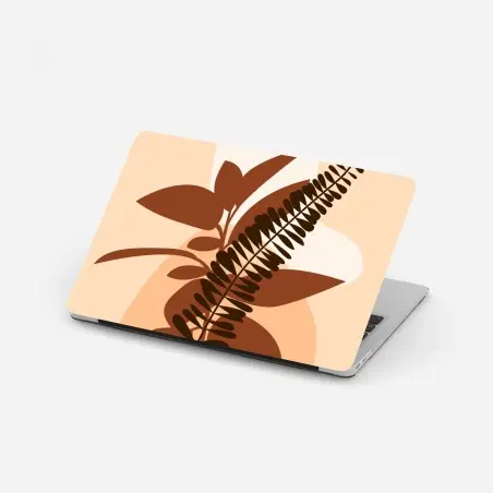 Pegatina para portátil composición botánica en tonos tierra – Pixers®
