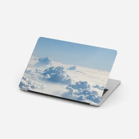 Pegatina para portátil paisaje celeste de nubes esponjosas – Pixers®