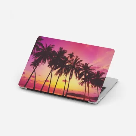 Pegatina para portátil atardecer tropical en Tailandia – Pixers®