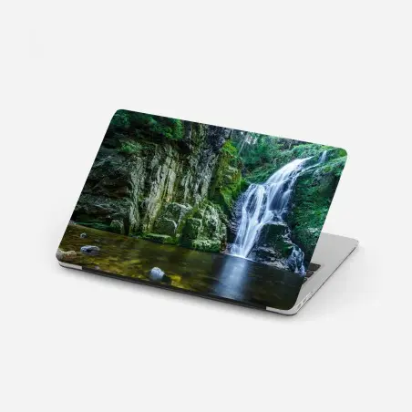 Pegatina para portátil impresionante cascada de Kamienczyk en Karkonosze – Pixers®