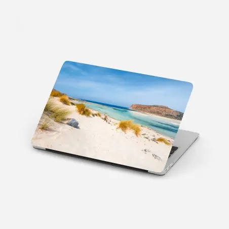 Pegatina para portátil paisaje de la bahía de Balos, Creta – Pixers®