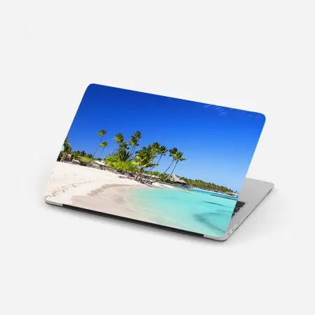 Pegatina para portátil playa tropical en Cap Cana – Pixers®