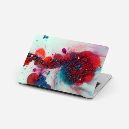 Pegatina para portátil sinfonía marmolada de colores – Pixers®