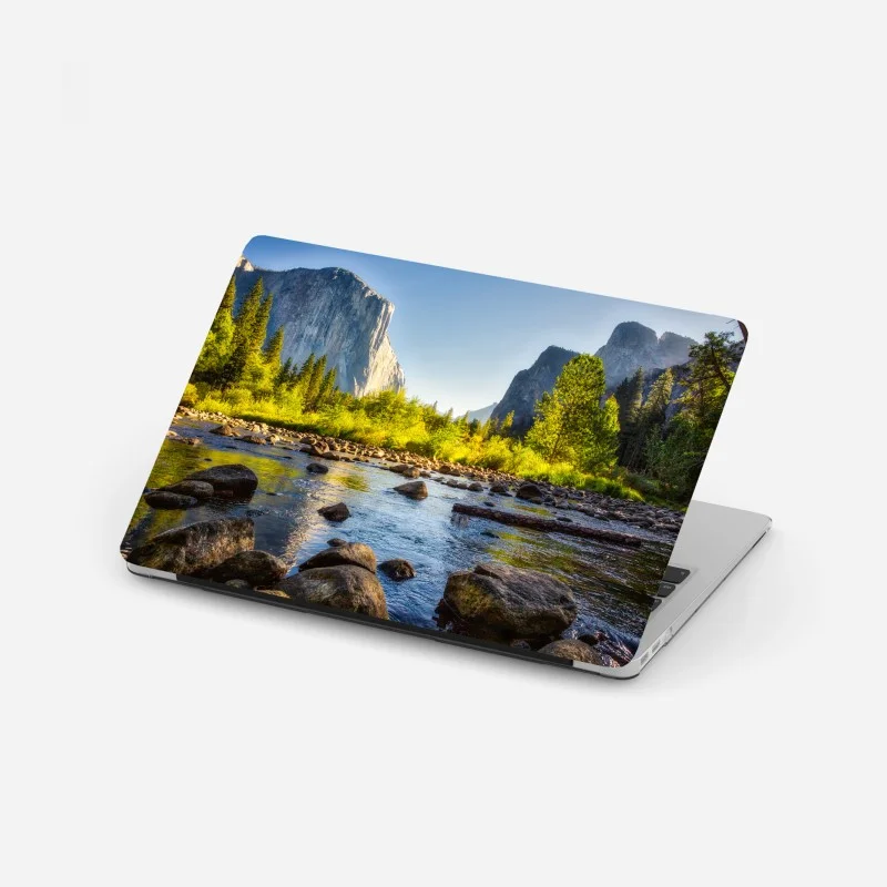Pegatina para portátil paisaje sereno del valle de Yosemite