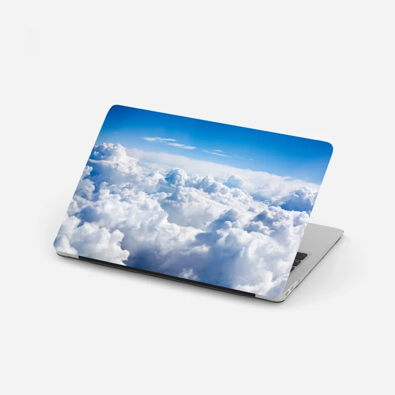 Pegatina para portátil paisaje aéreo de nubes esponjosas