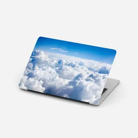 Pegatina para portátil paisaje aéreo de nubes esponjosas – Pixers®