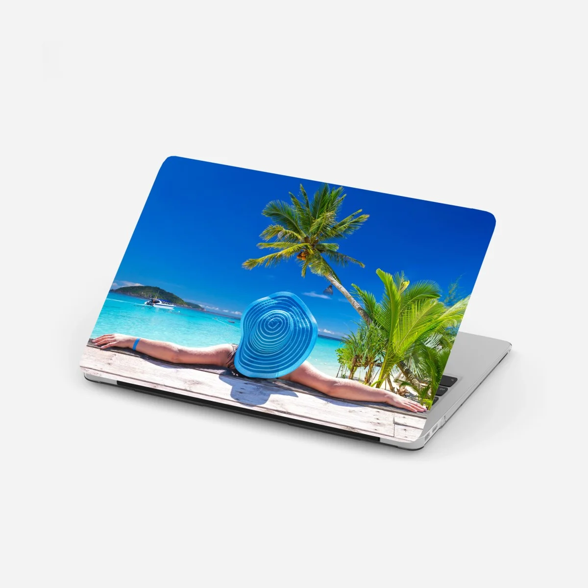 Pegatina para portátil relax tropical en playa turquesa – Pixers® Pegatina para portátil relax tropical en playa turquesa – Pixers®