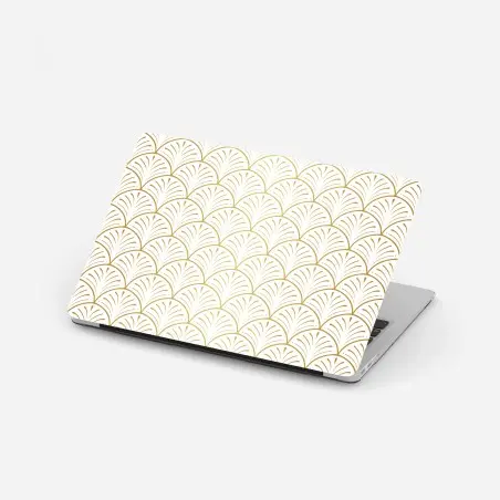 Pegatina para portátil patrón art decó dorado elegante – Pixers®