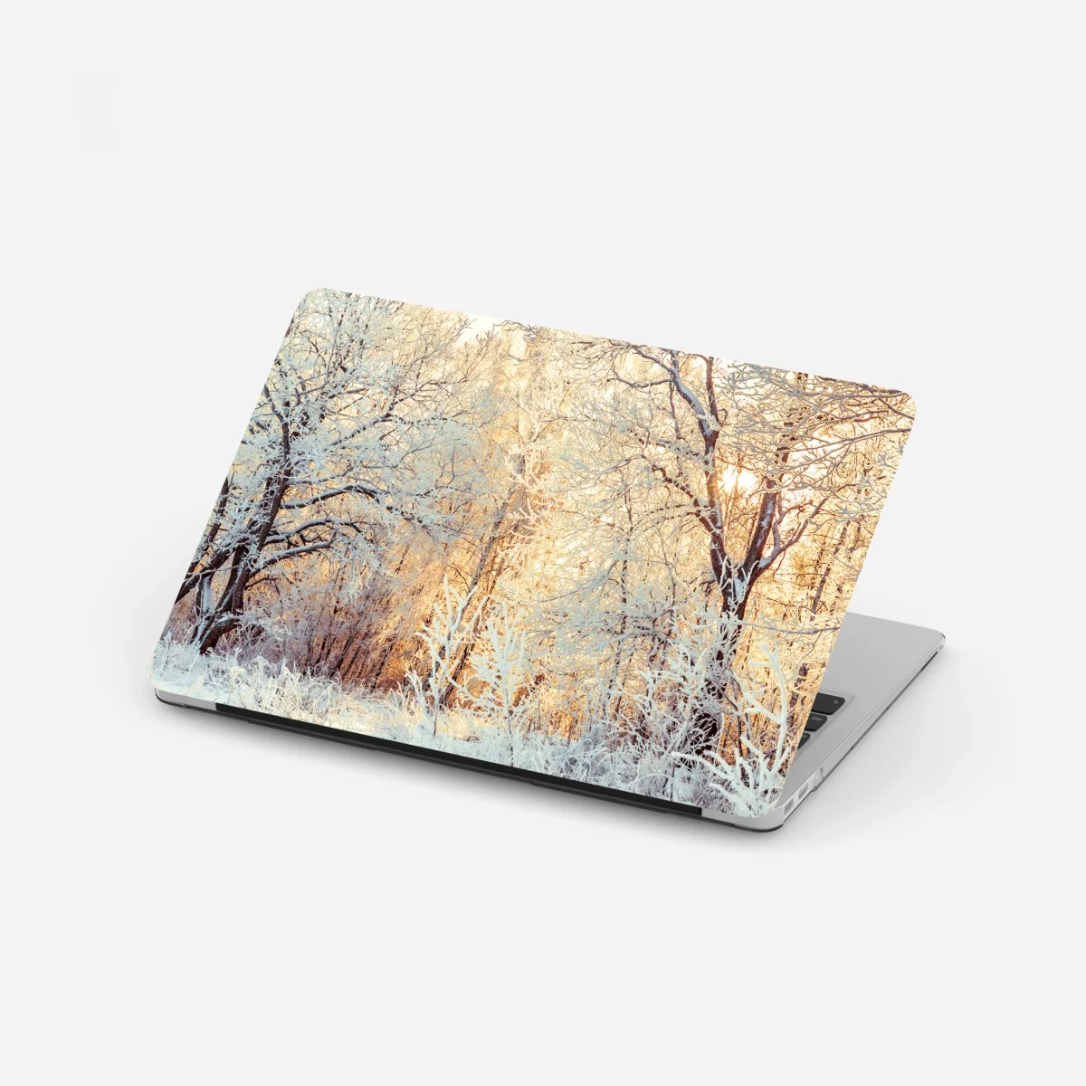 Pegatina para portátil bosque invernal al atardecer – Pixers® Pegatina para portátil bosque invernal al atardecer – Pixers®