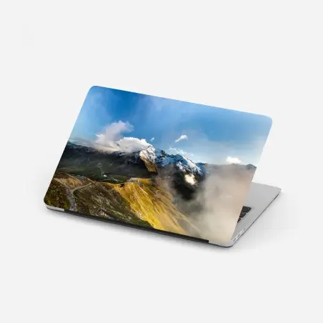 Pegatina para portátil ruta panorámica del Grossglockner en los Alpes de Austria – Pixers®