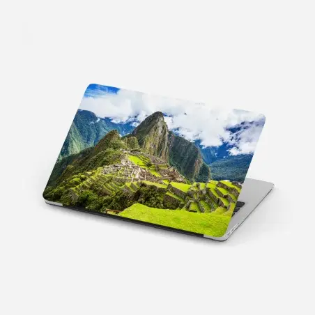 Pegatina para portátil vistas ancestrales de Machu Picchu – Pixers®