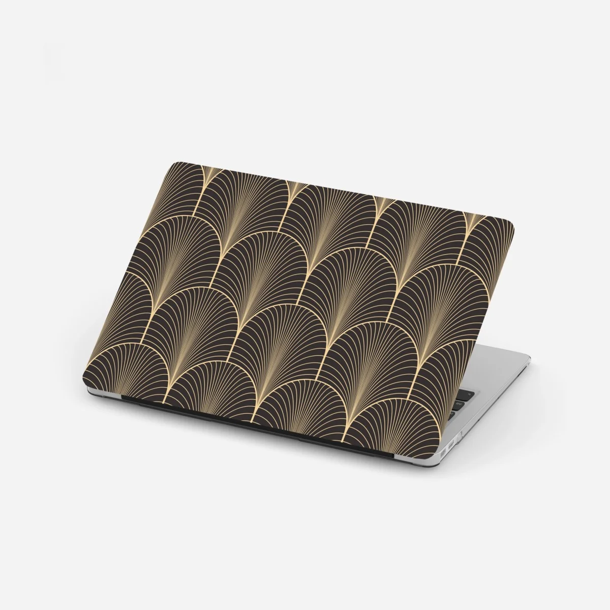 Pegatina para portátil patrón art déco dorado sobre fondo negro – Pixers® Pegatina para portátil patrón art déco dorado sobre fondo negro – Pixers®