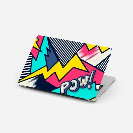 Pegatina para portátil diseño pop art geométrico estilo cómic – Pixers®