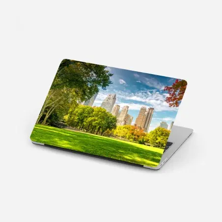 Pegatina para portátil brisa otoñal en Central Park, Nueva York – Pixers®
