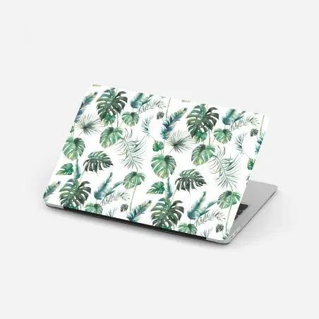 Pegatina para portátil follaje tropical en acuarela – Pixers®