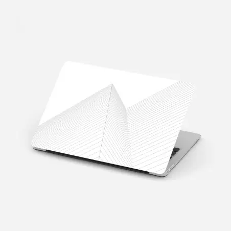Pegatina para portátil composición geométrica de líneas minimalistas – Pixers®