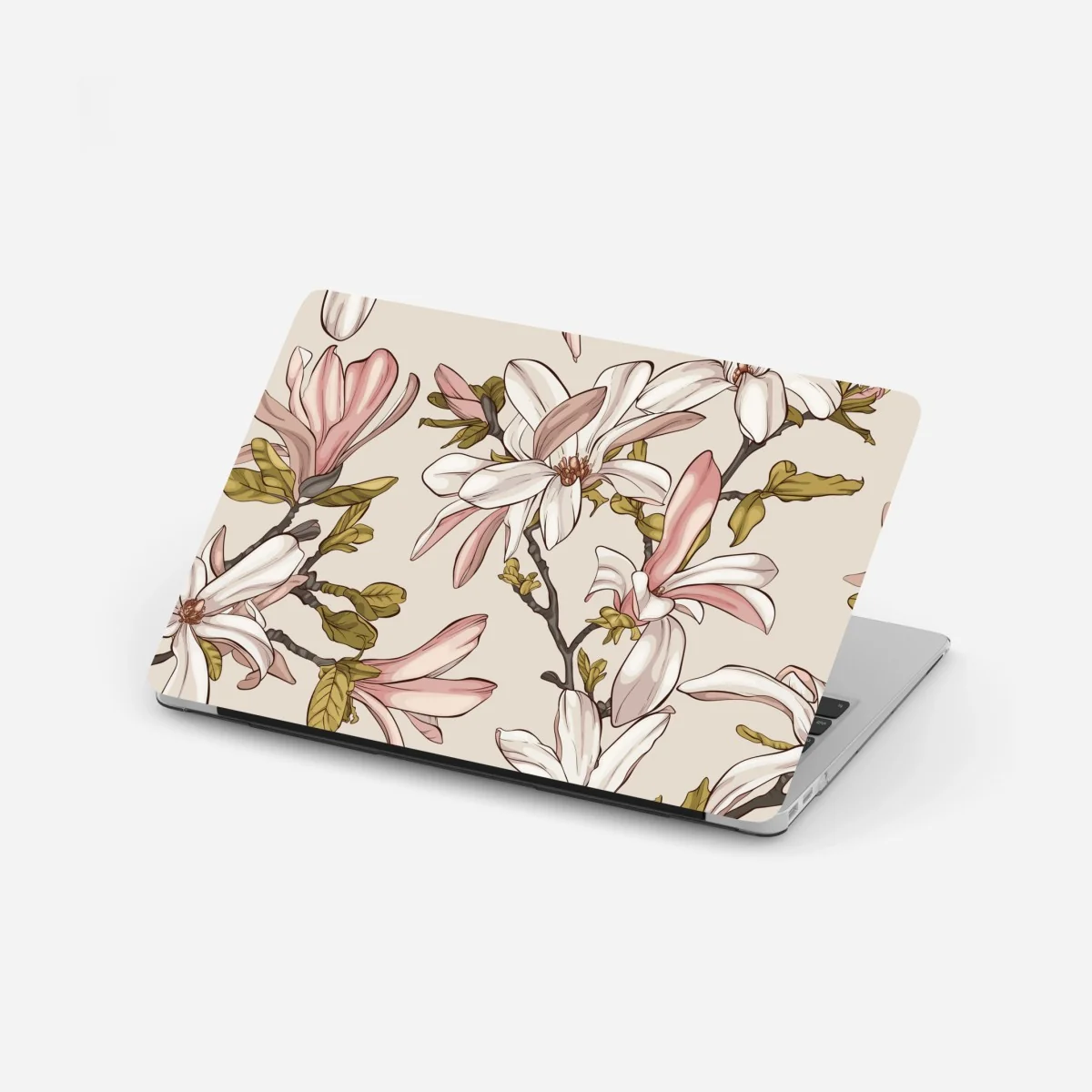 Pegatina para portátil ilustración de magnolias en tonos suaves – Pixers® Pegatina para portátil ilustración de magnolias en tonos suaves – Pixers®