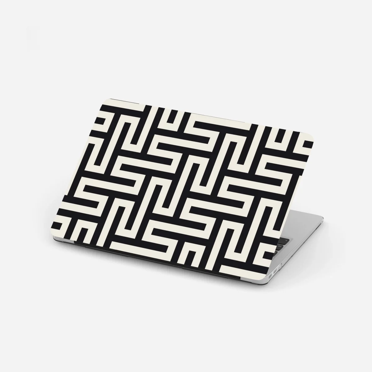 Pegatina para portátil patrón geométrico de laberinto en tonos crema y negro – Pixers® Pegatina para portátil patrón geométrico de laberinto en tonos crema y negro – Pixers®