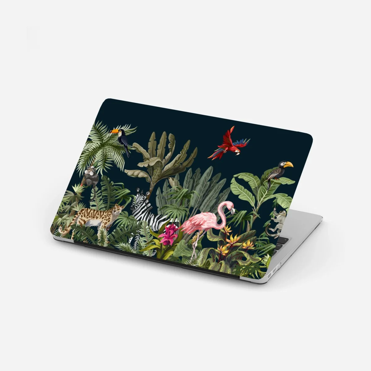 Pegatina para portátil escena selvática de fauna y vegetación tropical – Pixers® Pegatina para portátil escena selvática de fauna y vegetación tropical – Pixers®