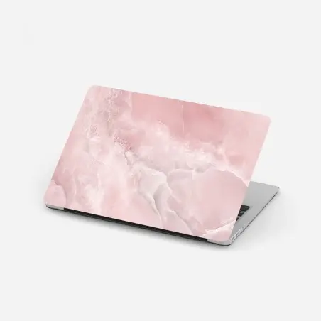 Pegatina para portátil mármol rosa etéreo para decoración – Pixers®