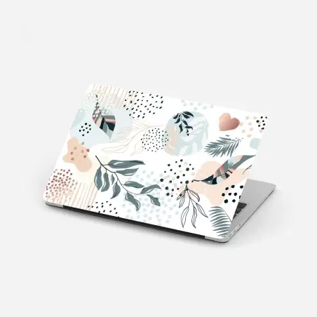 Pegatina para portátil diseño botánico en tonos pastel – Pixers®