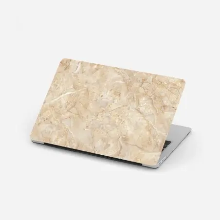 Pegatina para portátil mármol beige veteado para decoración de interiores – Pixers®