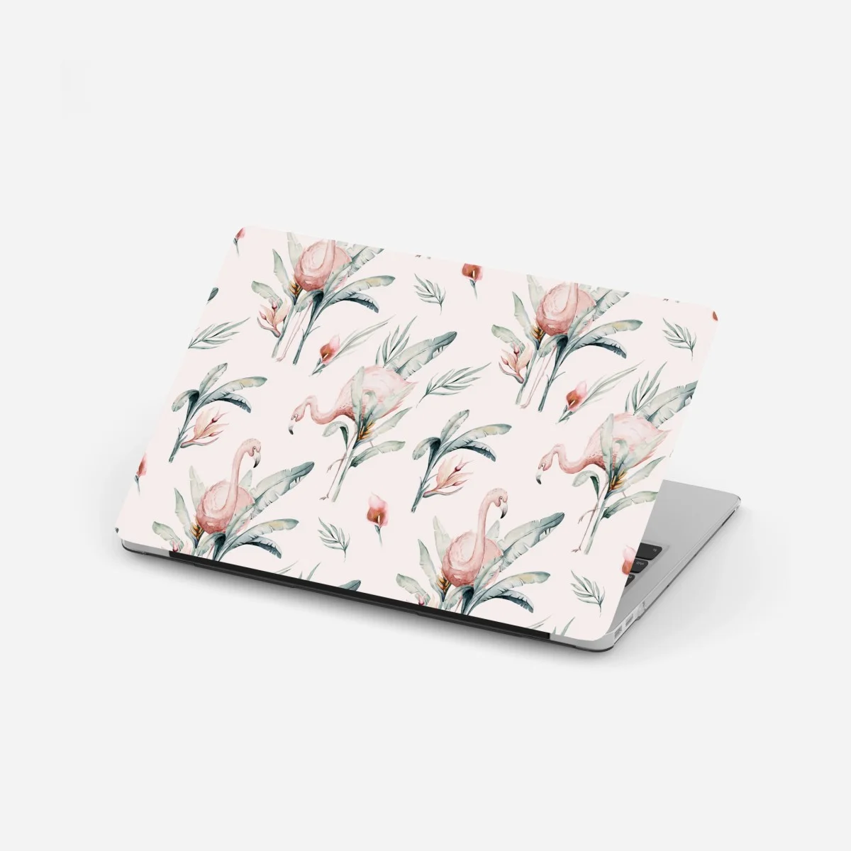 Pegatina para portátil estampado tropical de flamencos en acuarela – Pixers® Pegatina para portátil estampado tropical de flamencos en acuarela – Pixers®