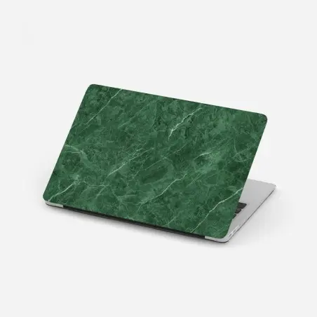 Pegatina para portátil mármol verde clásico con vetas blancas – Pixers®
