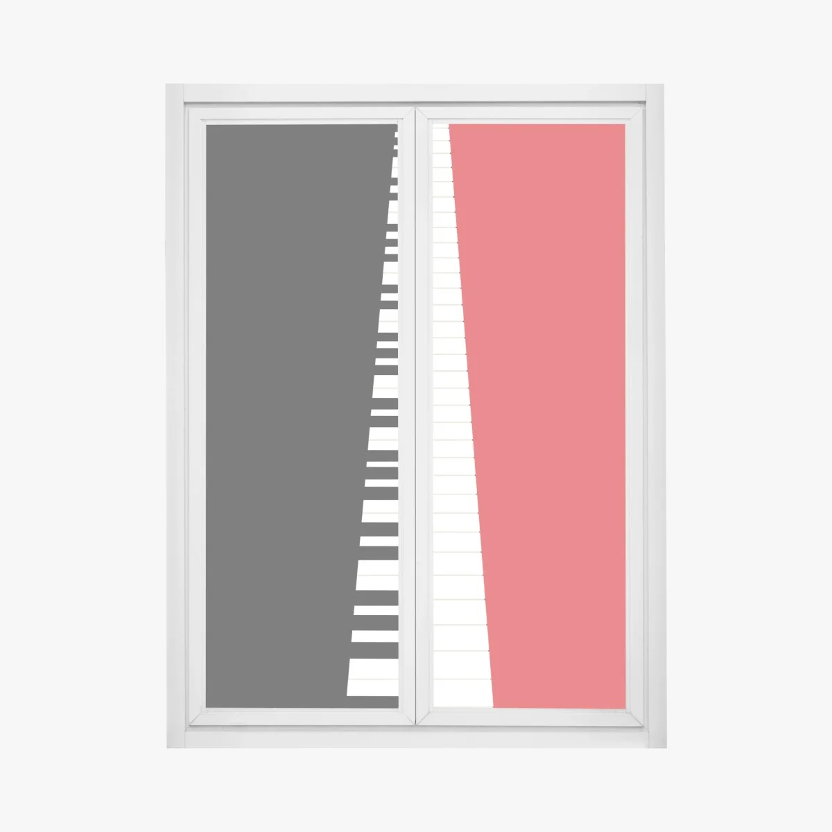 Pegatina para ventana teclado de piano en diagonal sobre fondo rojo y negro – Pixers® Pegatina para ventana teclado de piano en diagonal sobre fondo rojo y negro – Pixers®