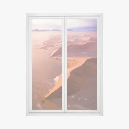 Pegatina para ventana vistas aéreas de las dunas de Sossusvlei, Namibia – Pixers®